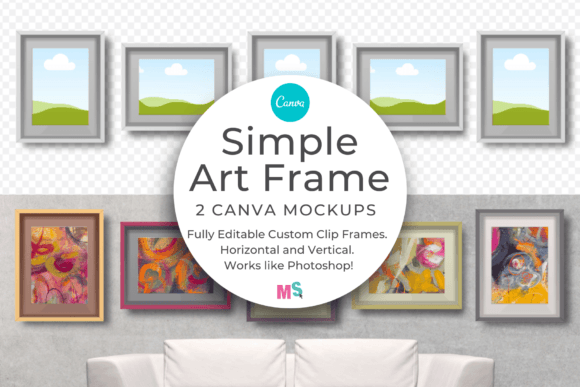 Elevate Your Art Presentation with This Simple Canva Mockup