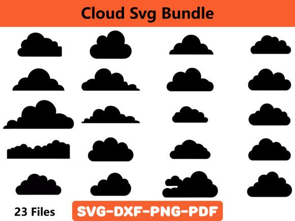 Elevate Your Projects with a Versatile Cloud Svg Bundle