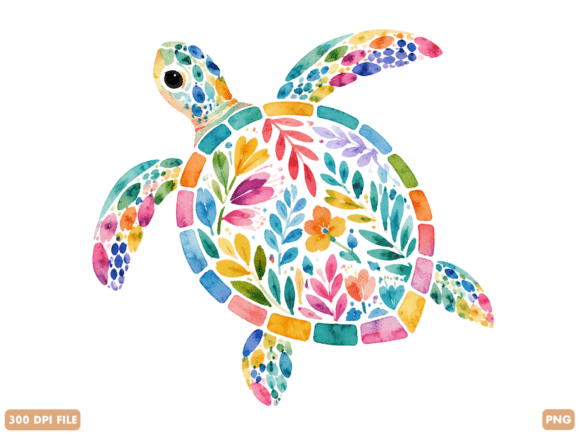 Floral Sea Turtle Watercolor PNG: A Designer's Guide