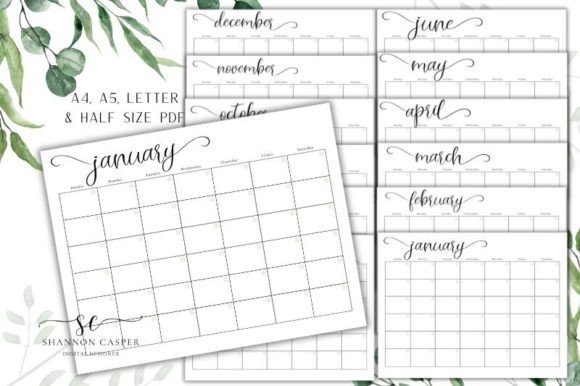 Master Your Month: The Power of a Simple Printable Calendar