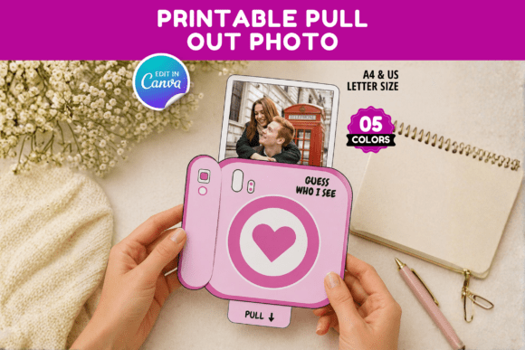 Printable Pull out Photo Card Canva: A Designer's Guide to Playful Gifting