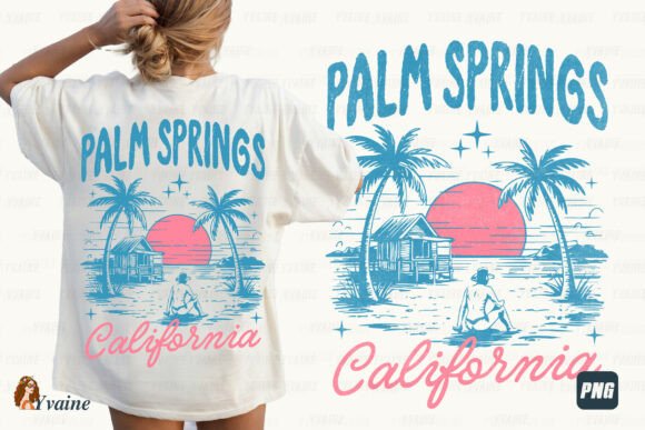 Retro Summer PNG: Palm Springs California Design Guide