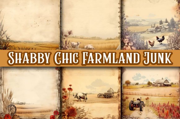 Shabby Chic Farmland Junk Journal: Your Go-To for Rustic Charm