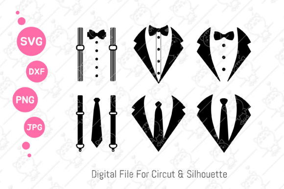 Tuxedo SVG: Elevate Your Projects with a Bow Tie Svg