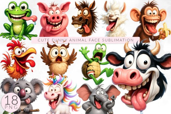 Unlocking Creative Potential with a Funny Animal Sublimation Bundle