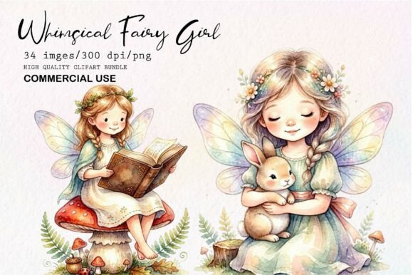 Whimsical Fairy Girl PNG: A Designer's Guide to Enchanting Visuals
